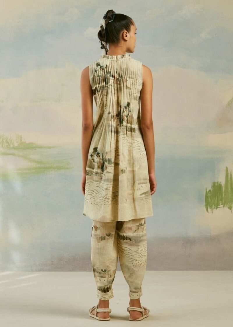 Modern Toile Coastal Tunic - Image 6