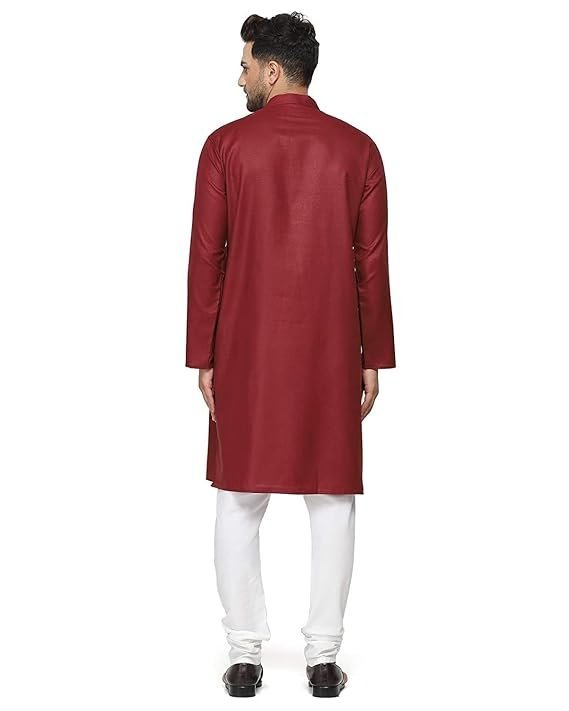 Men's Cotton Blended Traditional Kurta Only (Ethnic Wear) - Image 5