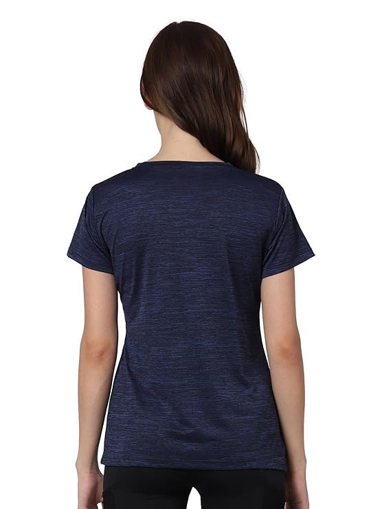 Urban Komfort Women's Athleisure Short Sleeve Sports Gym Workout Exercise Anti Odor Polyester Tshirt - Image 4