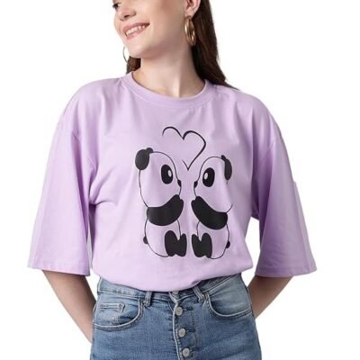 Women’s Graphic Printed T-Shirt – Soft Cotton Blend Tee for Everyday Style