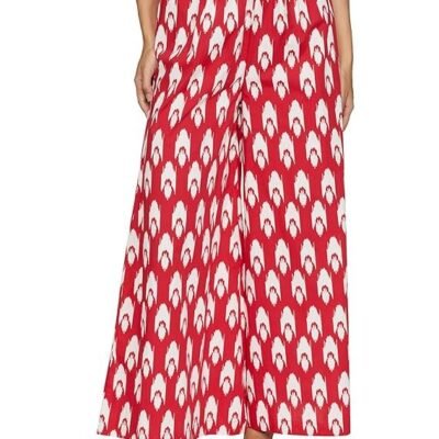 Women's Relaxed Cotton Flared Palazzo