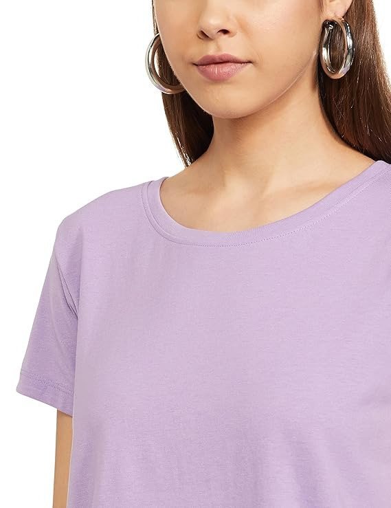 Women Solid T-Shirt - Image 3